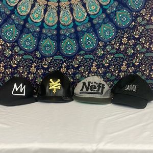 Lot of four hats